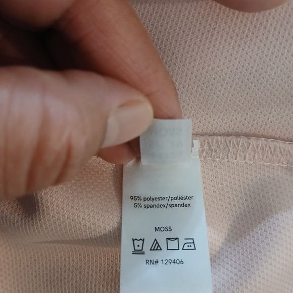 Venus Womens Pink Midi Skirt Black Trim Ruffle Tiered Laser Cut Size 10 - Picture 6 of 7